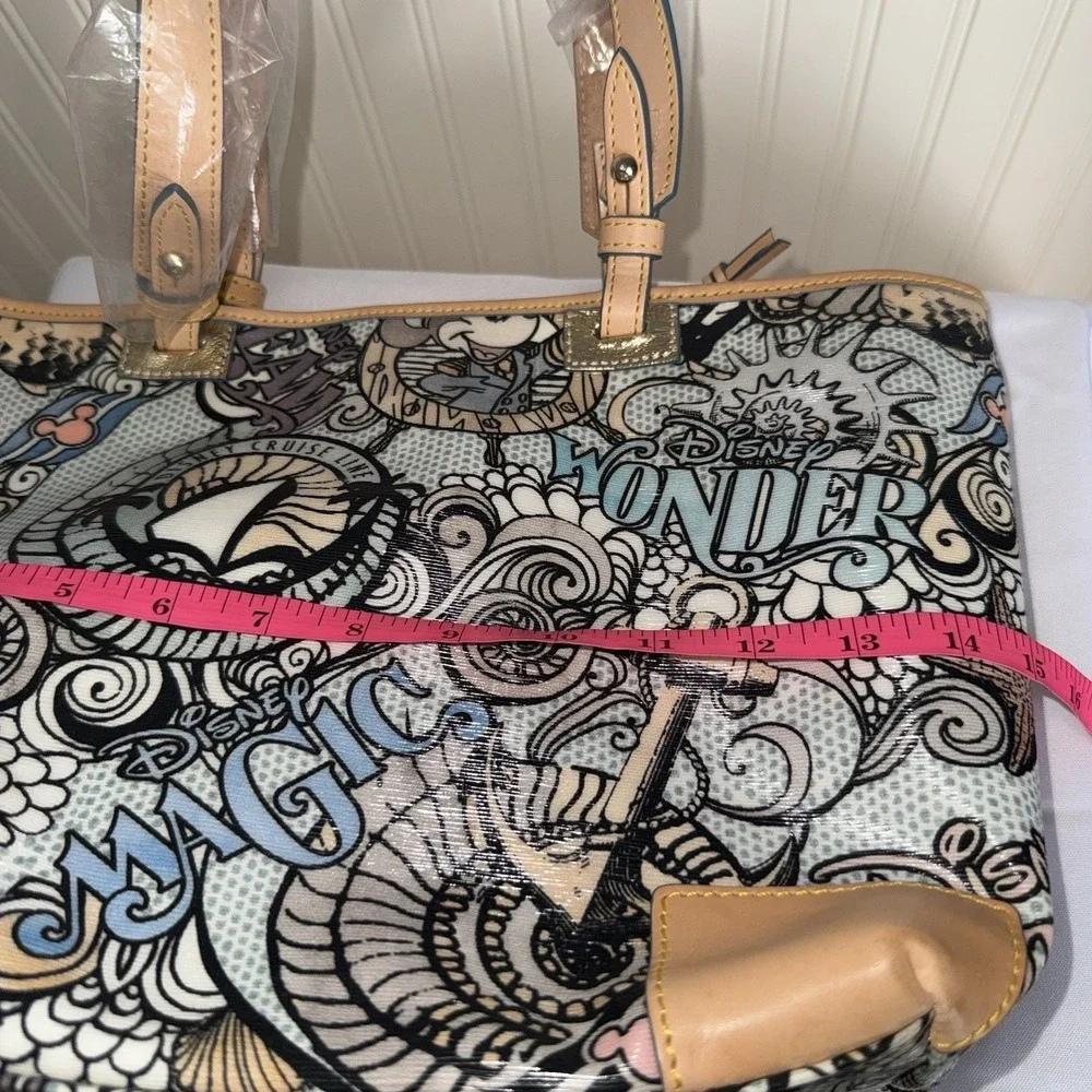 Dooney & Bourke Disney Inaugural Sailings 2012-2013 Large Tote Bag Purse NEW